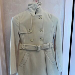 BCBGMAXAZRIA Wool Trench Coat